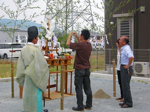 地鎮祭準備