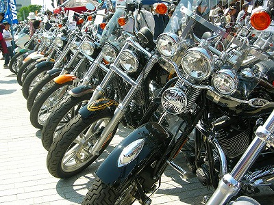 バイク展示