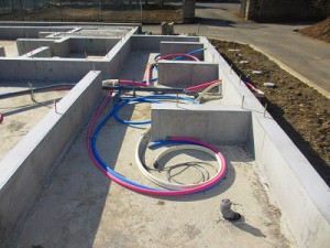 温水床暖の家　基礎④-2