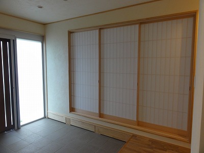 土間のある家